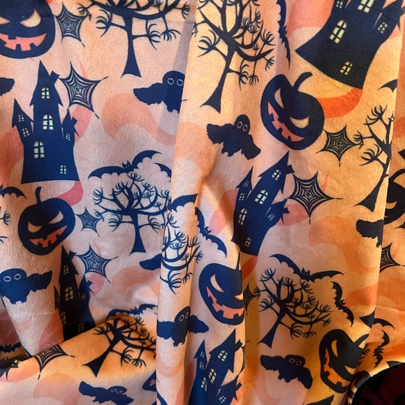 Halloween minky baby blanket - Picture 4 of 4